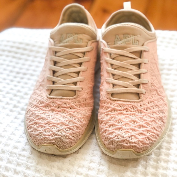 apl rose gold sneakers
